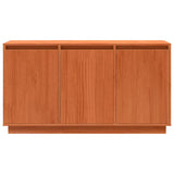 Sideboard Brown 111 x 34 x 60 cm Solid Pine wood - Rear View