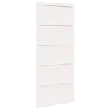 Barn Door White 90 x 208 cm Solid Pine wood - Front View