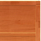 Barn Door Wax brown 90 x 208 cm Solid Pine wood - Close-Up Angle