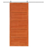 Barn Door Wax brown 90 x 208 cm Solid Pine wood - Extra Image