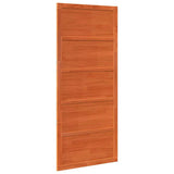 Barn Door Wax brown 80 x 208 cm Solid Pine wood - Front View