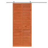 Barn Door Wax brown 90 x 210 cm Solid pine wood - Extra Image