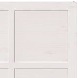 Barn Door White 80 x 210 cm Solid pine wood - Close-Up Angle