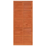 Barn Door Brown Solid pine wood - Top-Down View