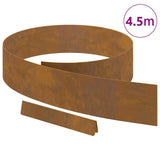 Lawn Edging Rusty 450 x 0.05 x 15 cm Weathering Steel - Side View