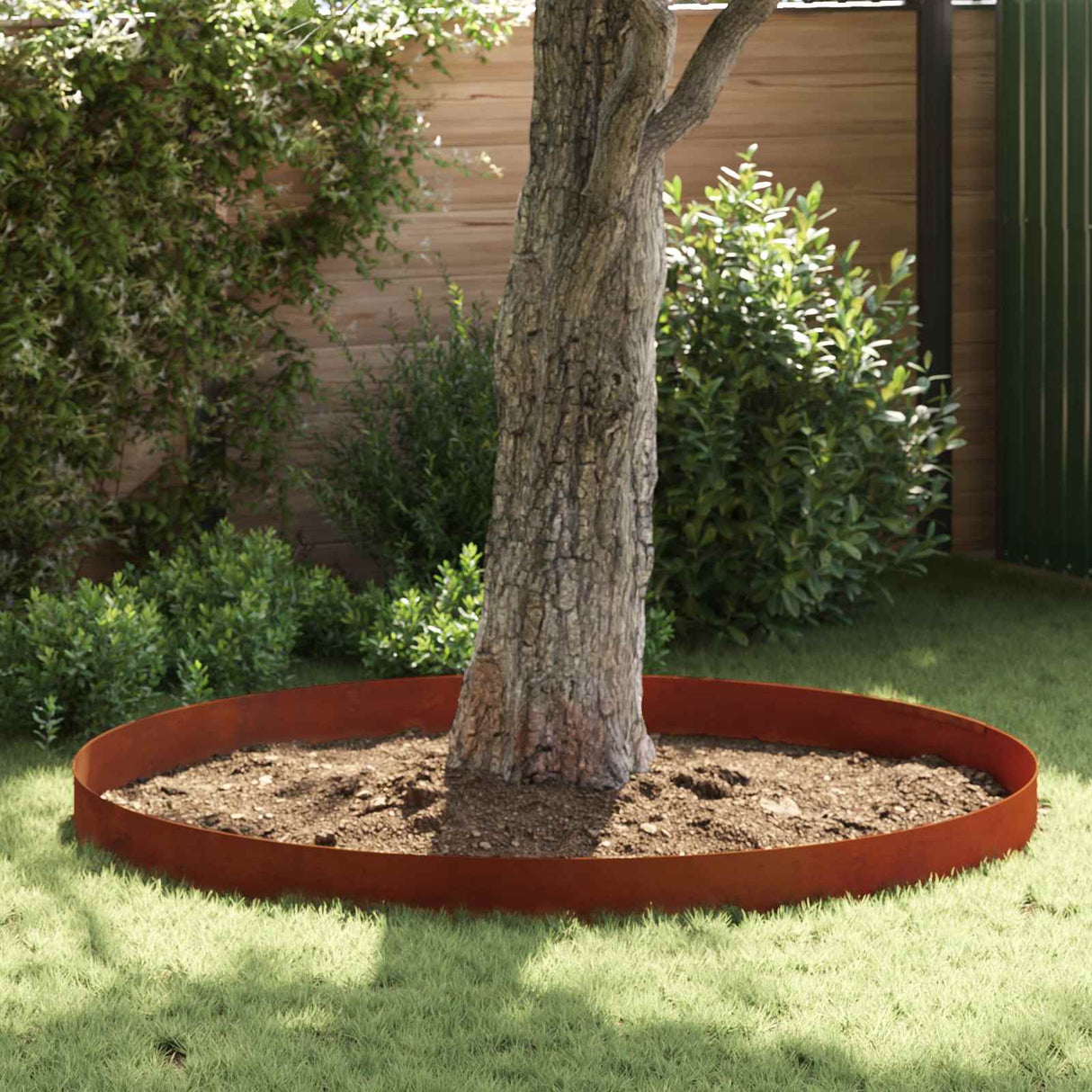 Lawn Edging Rusty 450 x 0.05 x 20 cm Weathering Steel