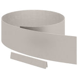 Lawn Edging 4 pcs Rusty 450 x 0.05 x 15 cm Weathering Steel - Low Angle