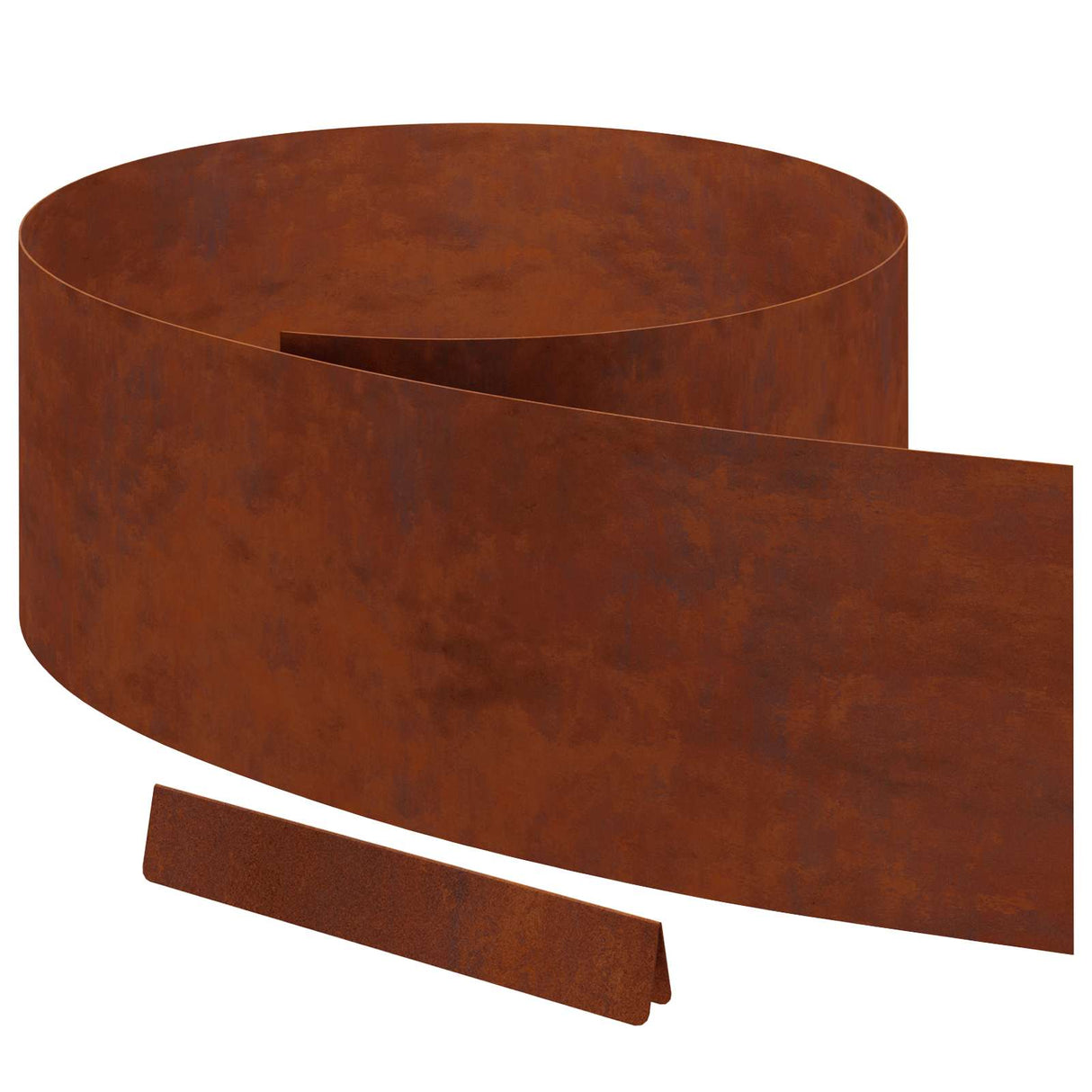 Lawn Edging Rusty 450 x 0.05 x 15 cm Weathering Steel