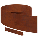 Lawn Edging Rusty 450 x 0.05 x 15 cm Weathering Steel - Front View