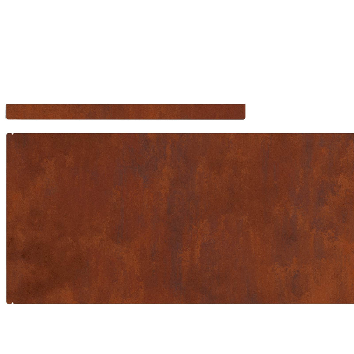 Lawn Edging Rusty 450 x 0.05 x 25 cm Weathering Steel