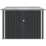 Bike Shed 3 pcs Anthracite 216 x 207 x 158 cm Metal - Rear View