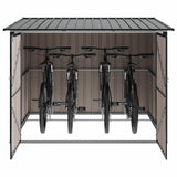 Bike Shed 3 pcs Anthracite 216 x 207 x 158 cm Metal