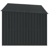 Bike Shed 3 pcs Anthracite 216 x 207 x 158 cm Metal - Close-Up Angle