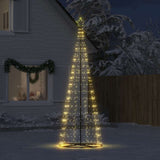 LED Christmas Tree Warm White 100.5 x 100.5 x 304 cm Iron