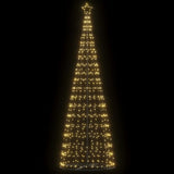 LED Christmas Tree Warm White 100.5 x 100.5 x 304 cm Iron
