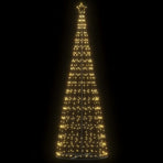 LED Christmas Tree Warm White 100.5 x 100.5 x 304 cm Iron
