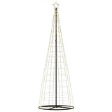 LED Christmas Tree Warm White 100.5 x 100.5 x 304 cm Iron