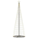 LED Christmas Tree Warm White 100.5 x 100.5 x 304 cm Iron