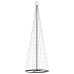LED Christmas Tree Warm White 100.5 x 100.5 x 304 cm Iron