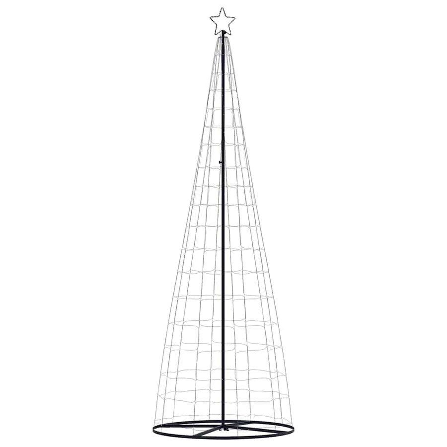 LED Christmas Tree Warm White 100.5 x 100.5 x 304 cm Iron