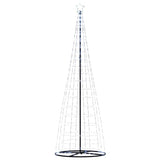 LED Christmas Tree Cool White 100.5 x 100.5 x 304 cm Iron