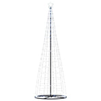LED Christmas Tree Cool White 100.5 x 100.5 x 304 cm Iron