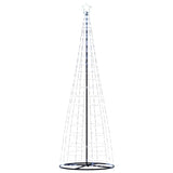 LED Christmas Tree Cool White 100.5 x 100.5 x 304 cm Iron - 45-Degree Angle