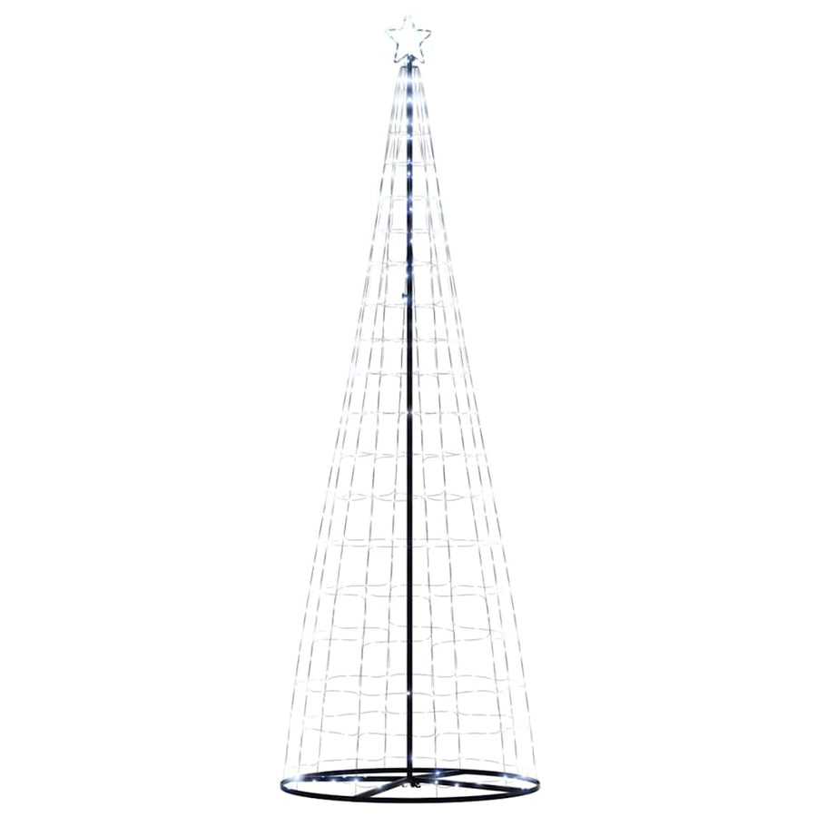 LED Christmas Tree Cool White 100.5 x 100.5 x 304 cm Iron