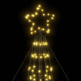 LED Christmas Tree Warm White 160 x 160 x 503 cm Iron