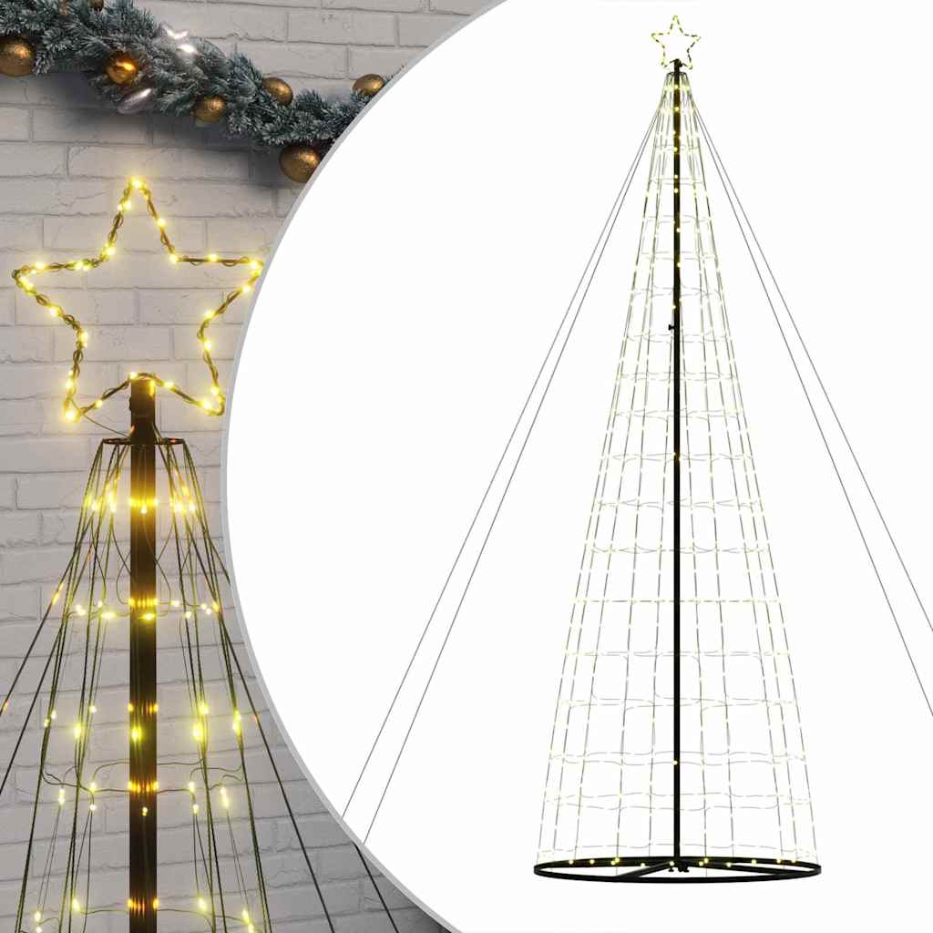 LED Christmas Tree Warm White 160 x 160 x 503 cm Iron