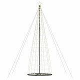 LED Christmas Tree Warm White 160 x 160 x 503 cm Iron - 45-Degree Angle