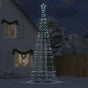 LED Christmas Tree Cool White 160 x 160 x 503 cm Iron