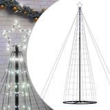 LED Christmas Tree Cool White 160 x 160 x 503 cm Iron - Front View