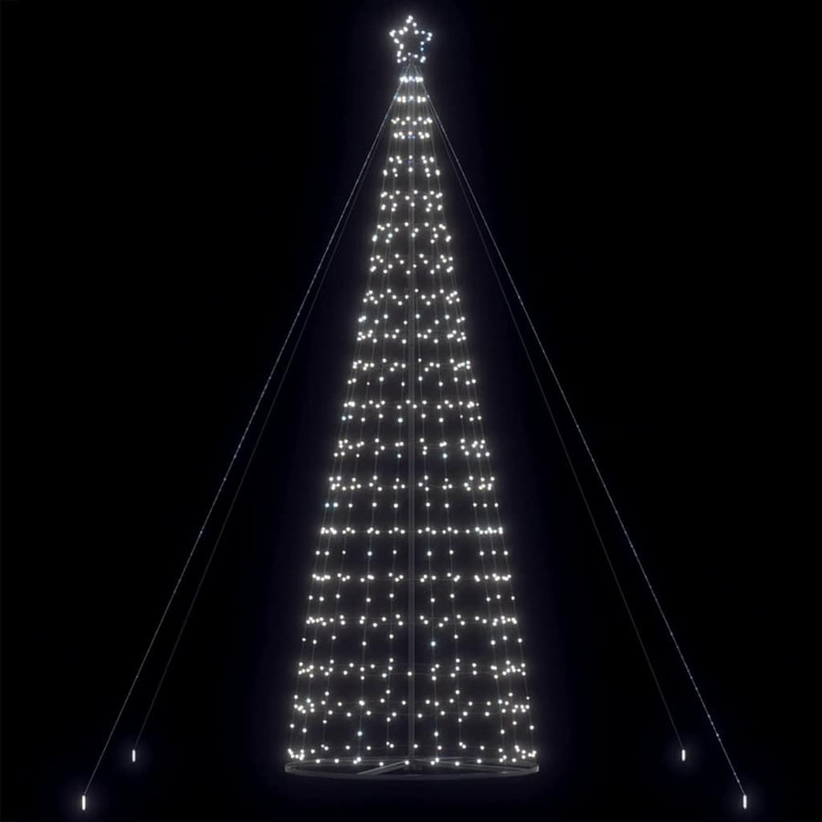 LED Christmas Tree Cool White 160 x 160 x 503 cm Iron