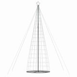 LED Christmas Tree Cool White 160 x 160 x 503 cm Iron