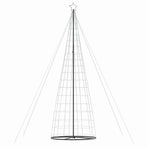 LED Christmas Tree Cool White 160 x 160 x 503 cm Iron