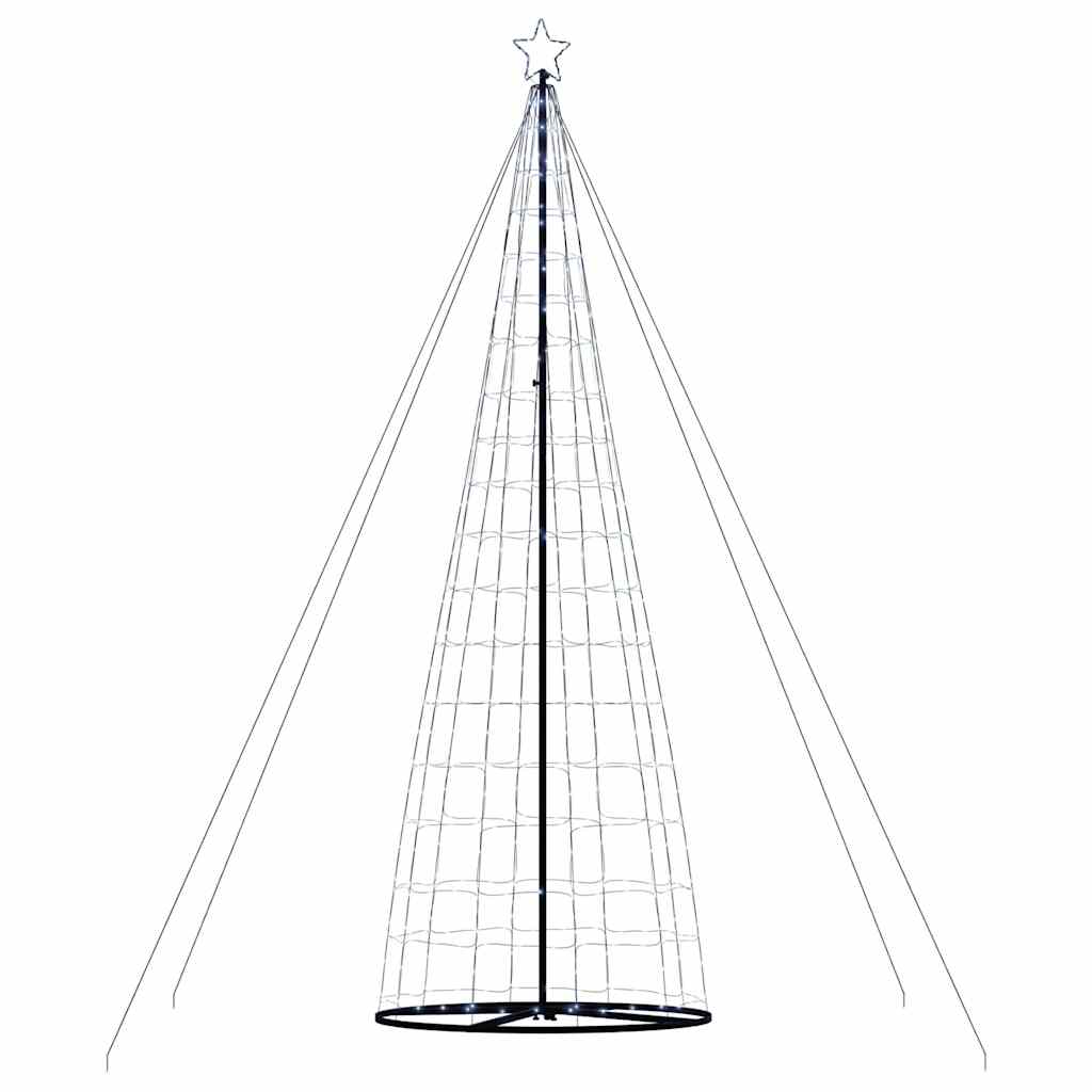 LED Christmas Tree Cool White 160 x 160 x 503 cm Iron