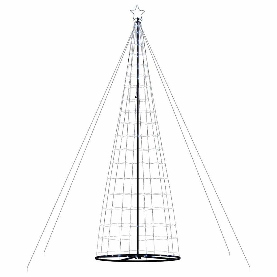 LED Christmas Tree Cool White 160 x 160 x 503 cm Iron