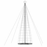 LED Christmas Tree Cool White 160 x 160 x 503 cm Iron