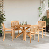 Garden Dining Set 3 pcs Brown Solid Acacia wood
