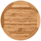 Garden Dining Set 5 pcs Natural Solid Acacia Wood