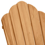 Adirondack Chair 2 pcs Brown Solid Teak Wood - Extra Image