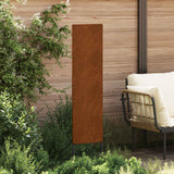Garden Privacy Screen Rusty 32 x 140 cm Weathering Steel