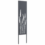Garden Privacy Screen Anthracite 32 x 140 cm Cold-rolled steel