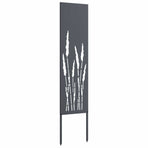 Garden Privacy Screen Anthracite 32 x 140 cm Cold-rolled steel