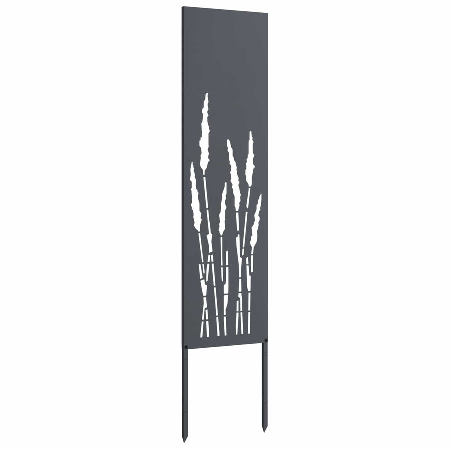Garden Privacy Screen Anthracite 32 x 140 cm Cold-rolled steel
