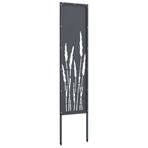 Garden Privacy Screen Anthracite 32 x 140 cm Cold-rolled steel
