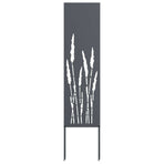 Garden Privacy Screen Anthracite 32 x 140 cm Cold-rolled steel