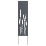 Garden Privacy Screen Anthracite 32 x 140 cm Cold-rolled steel