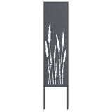 Garden Privacy Screen Anthracite 32 x 140 cm Cold-rolled steel - Front View